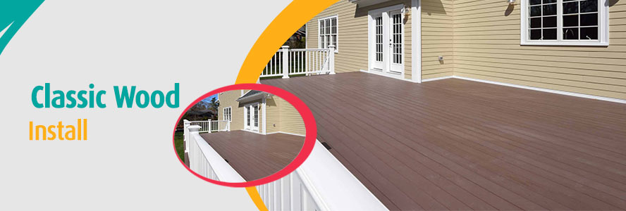 Classic Wood Deck installation in Norwalk & Bristol