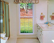 Double Hung Bathroom Windows