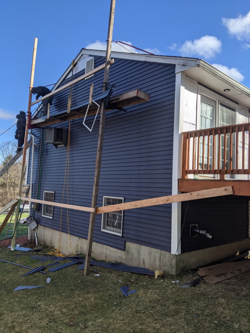 New vinyl siding